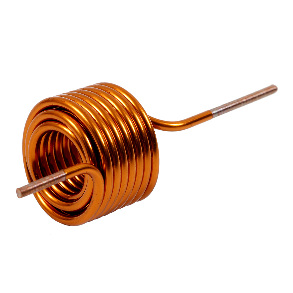 Copper coils with round wire